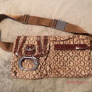 ❤️GUESS Tan Ultra Luxe Belt Bag (Fanny Pack)